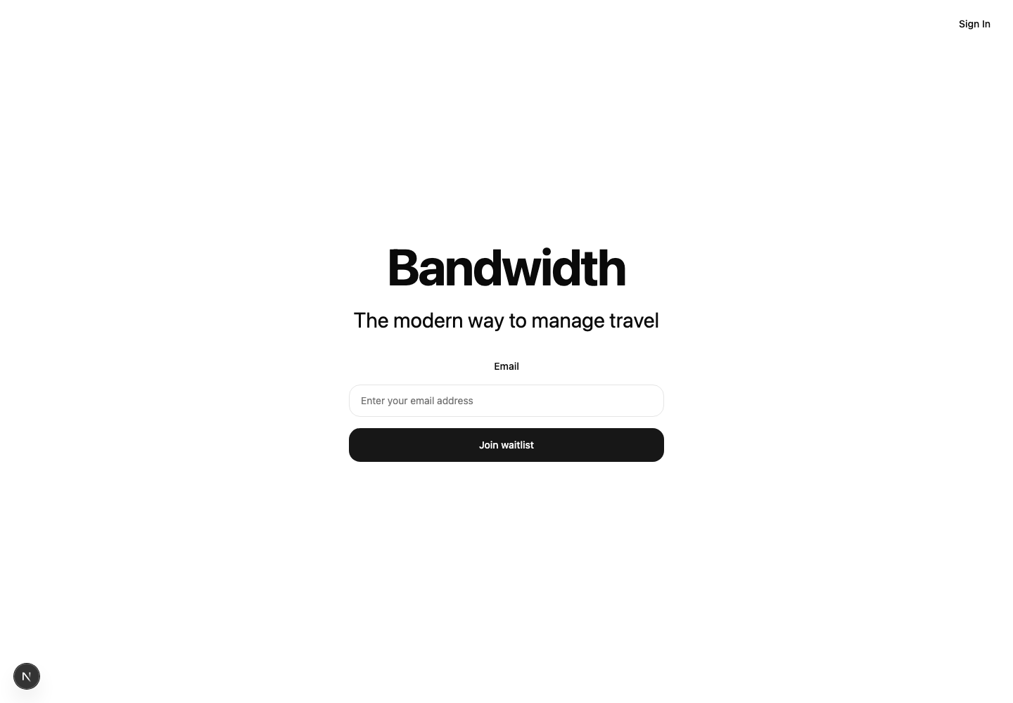 Desktop web before sign in