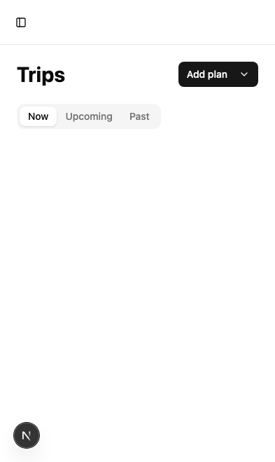 Mobile web after sign in