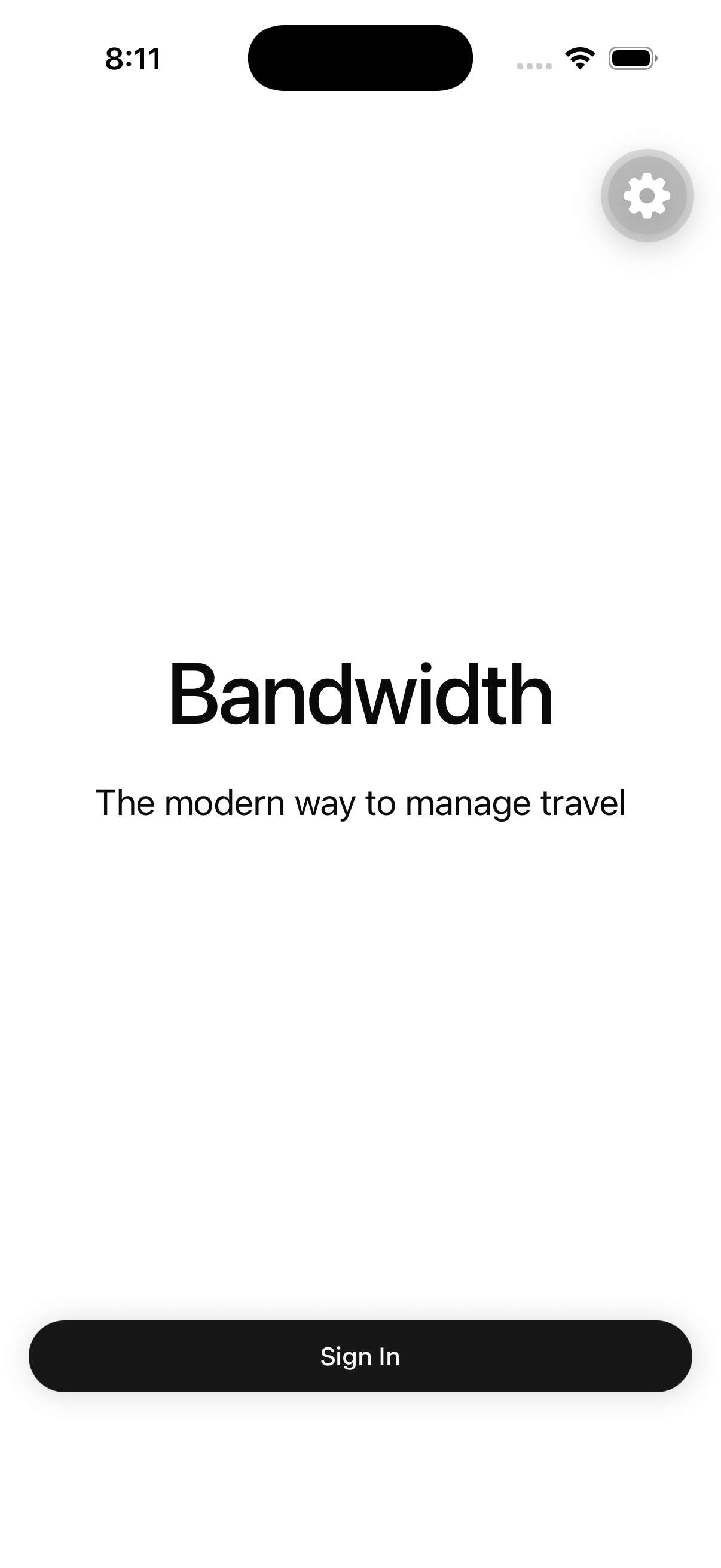 Native mobile before sign in